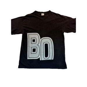 XL- Vintage Y2K BOSS IG Design Logo Hugo Boss 1990’s Black T Shirt￼